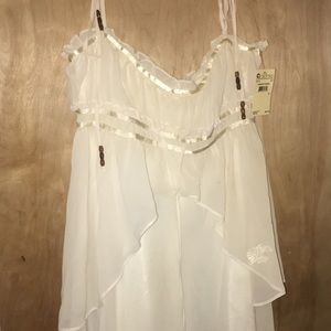 Akdmks bamboo ivory dress